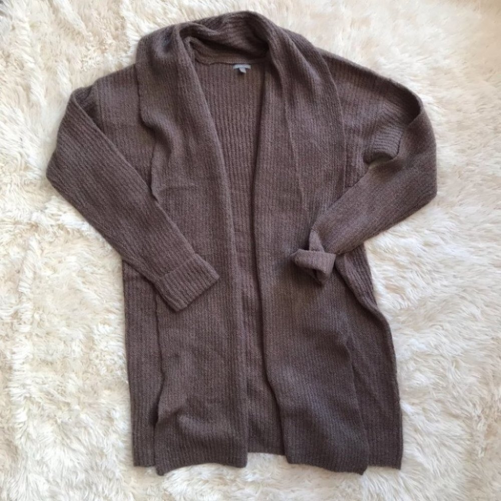 Charlotte Russe Open Front Longline Cardigan